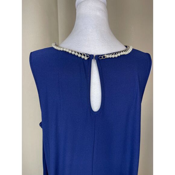 Karl Lagerfeld Paris Royal Blue Shift Dress – Size 16 - Picture 5 of 5
